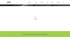 Desktop Screenshot of metalrecyclingmachine.com