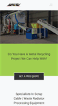 Mobile Screenshot of metalrecyclingmachine.com